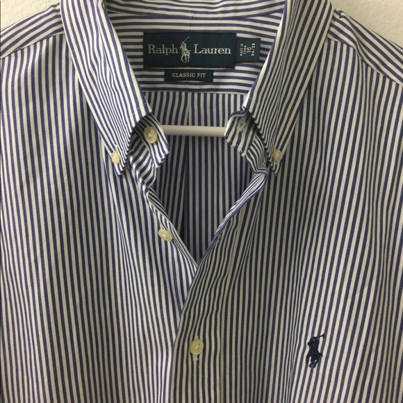 RALPH LAUREN CLASSIC FIT Men’s Dress Shirt ❤️ - Picture 4 of 7